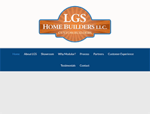 Tablet Screenshot of lgshomebuilders.net